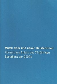 Musik alter und neuer Meisterinnen, Broschüre